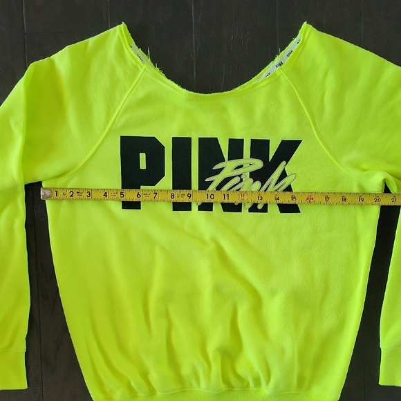PINK Victoria's Secret Neon Sweatshirt - Picture 3 of 7